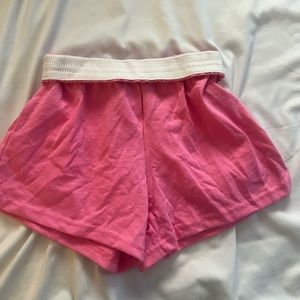 girls size 8-10 medium pink soffe shorts